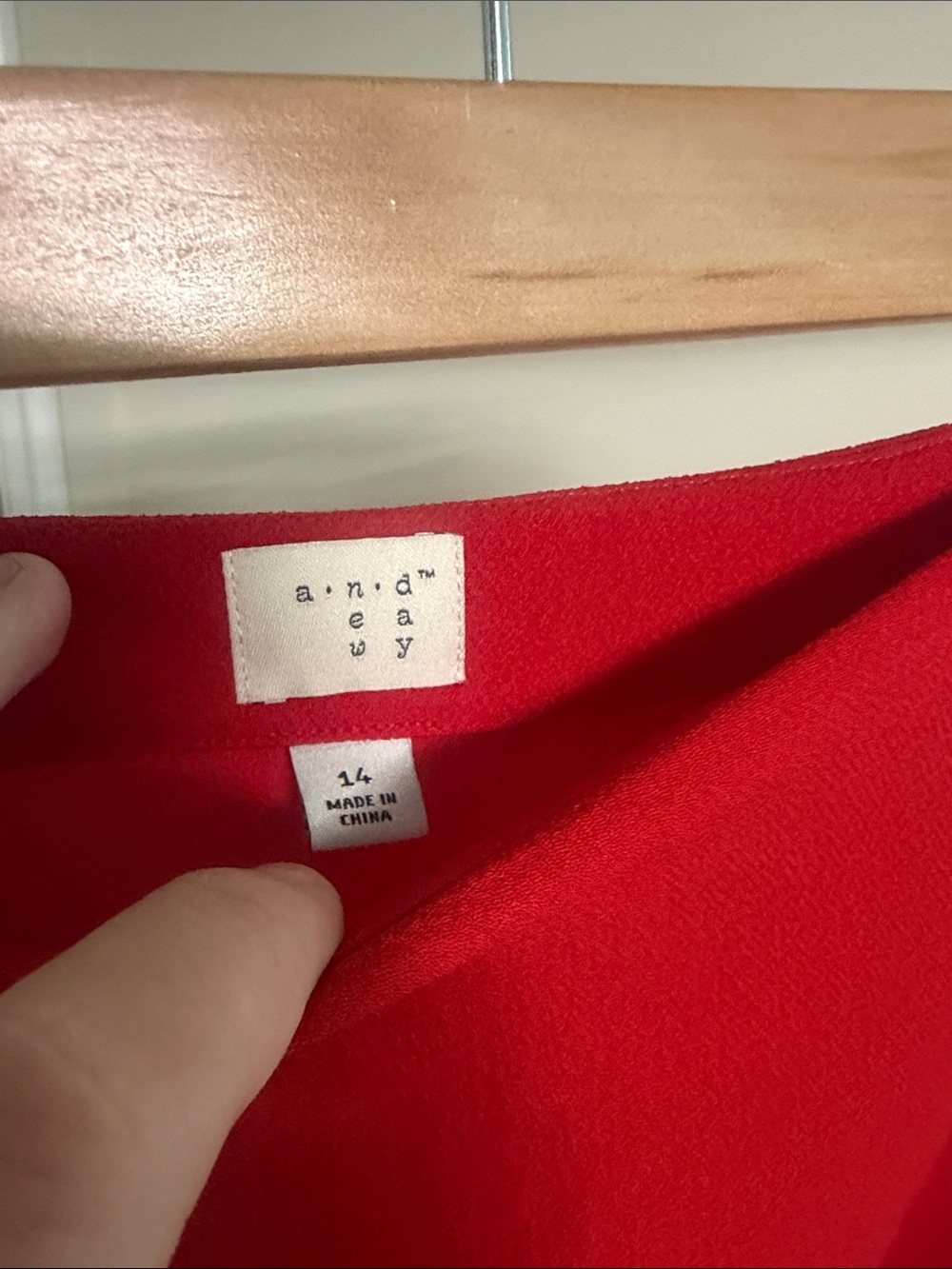 Target Red Asymmetrical Ruffle Skirt - Picture 5 of 7